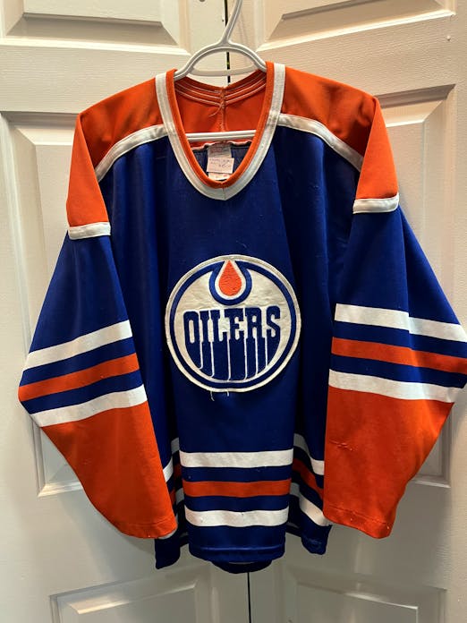 Edmonton Oilers Smyth Koho McFarlane Oil Drop Gear Alt NHL Hockey Jersey L  | SidelineSwap