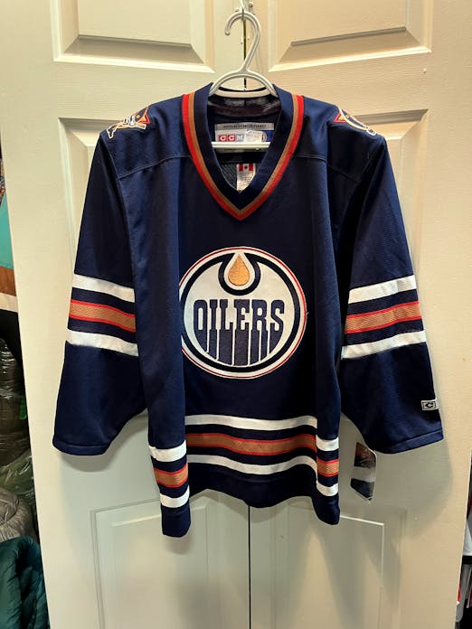 CCM Edmonton Oilers Koho McFarlane Oil Drop Gear Alt NHL Hockey Jersey S