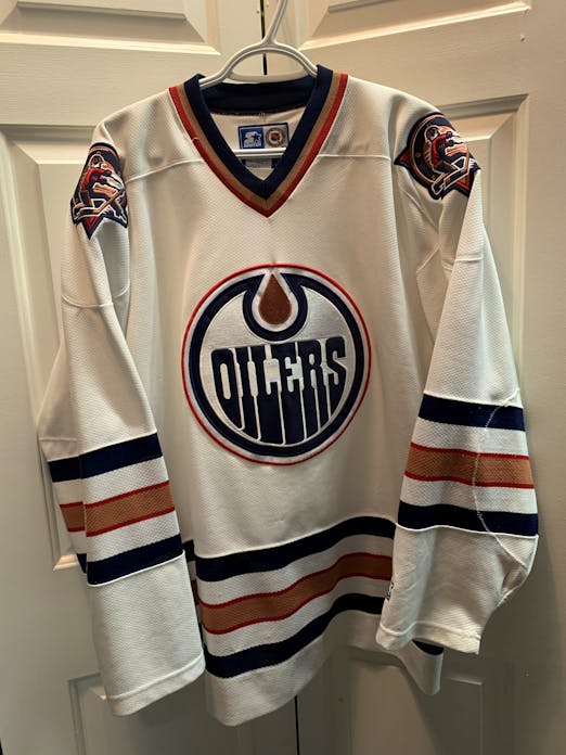 Edmonton Oilers Smyth Koho McFarlane Oil Drop Gear Alt NHL Hockey Jersey L