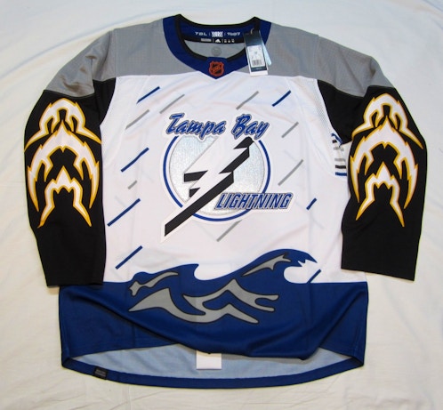 Authentic Tampa Bay Lightning Vincent Lecavalier Storm Jersey Sz