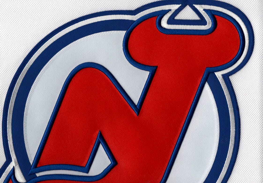 New Jersey Devils size 50 = Medium Adidas Reverse Retro 2.0 NHL Jersey