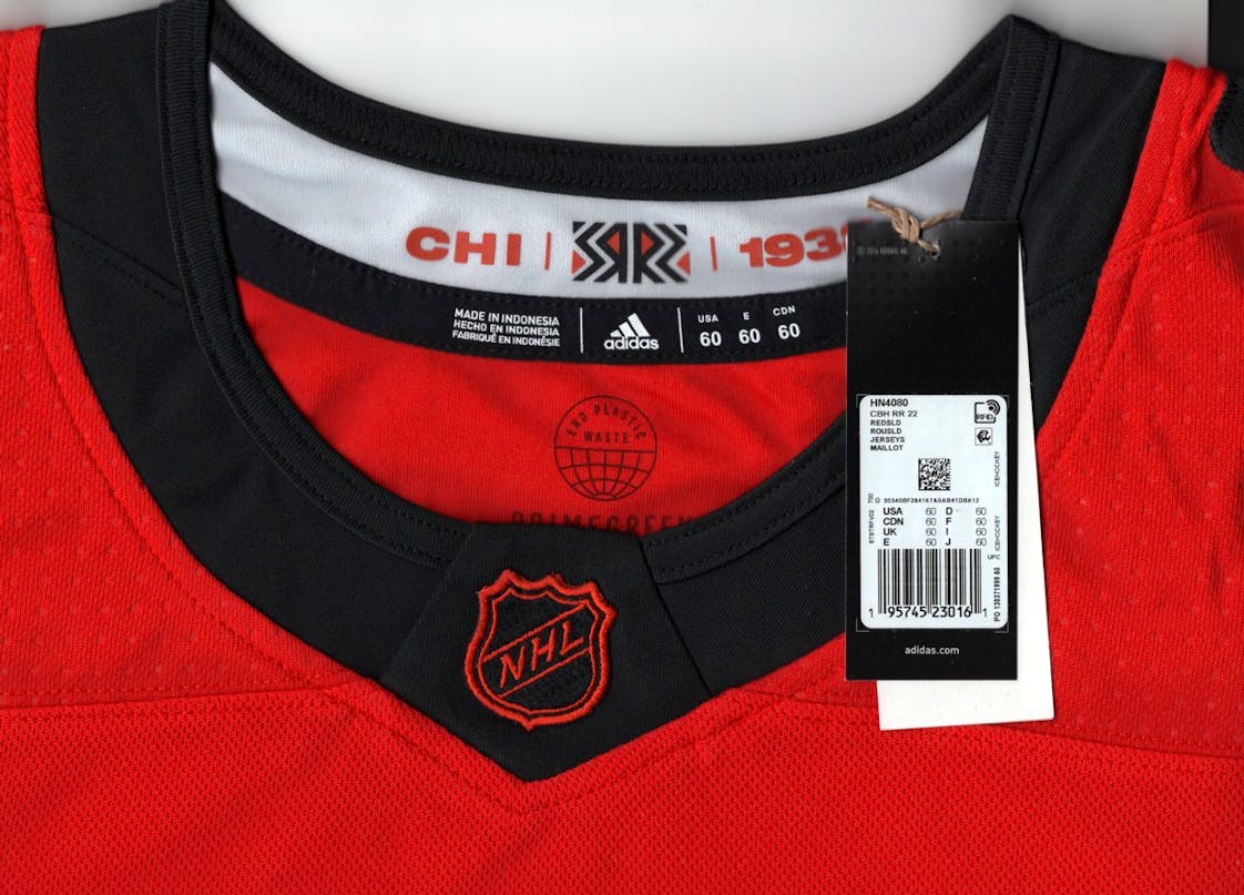 Chicago Blackhawks Reverse Retro 2.0 Adidas Authentic NHL Hockey Jersey  Size 52