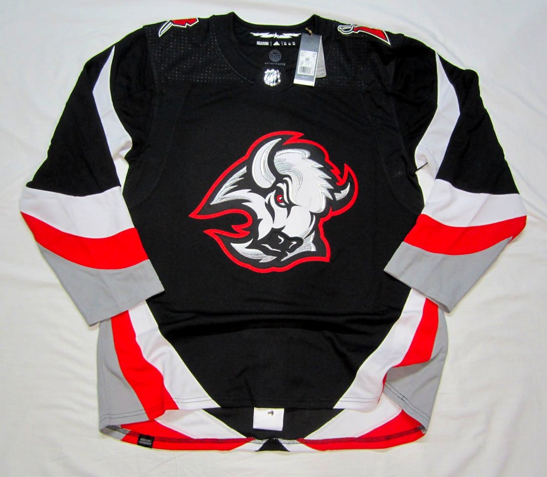 Customizable Buffalo Sabres Adidas Primegreen Authentic NHL Hockey Jersey - Third Alternate / 2XL/56