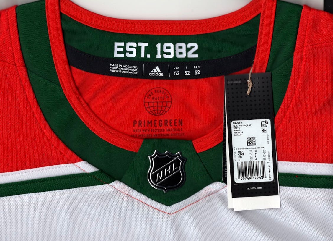 adidas Devils Heritage Authentic Jersey - White