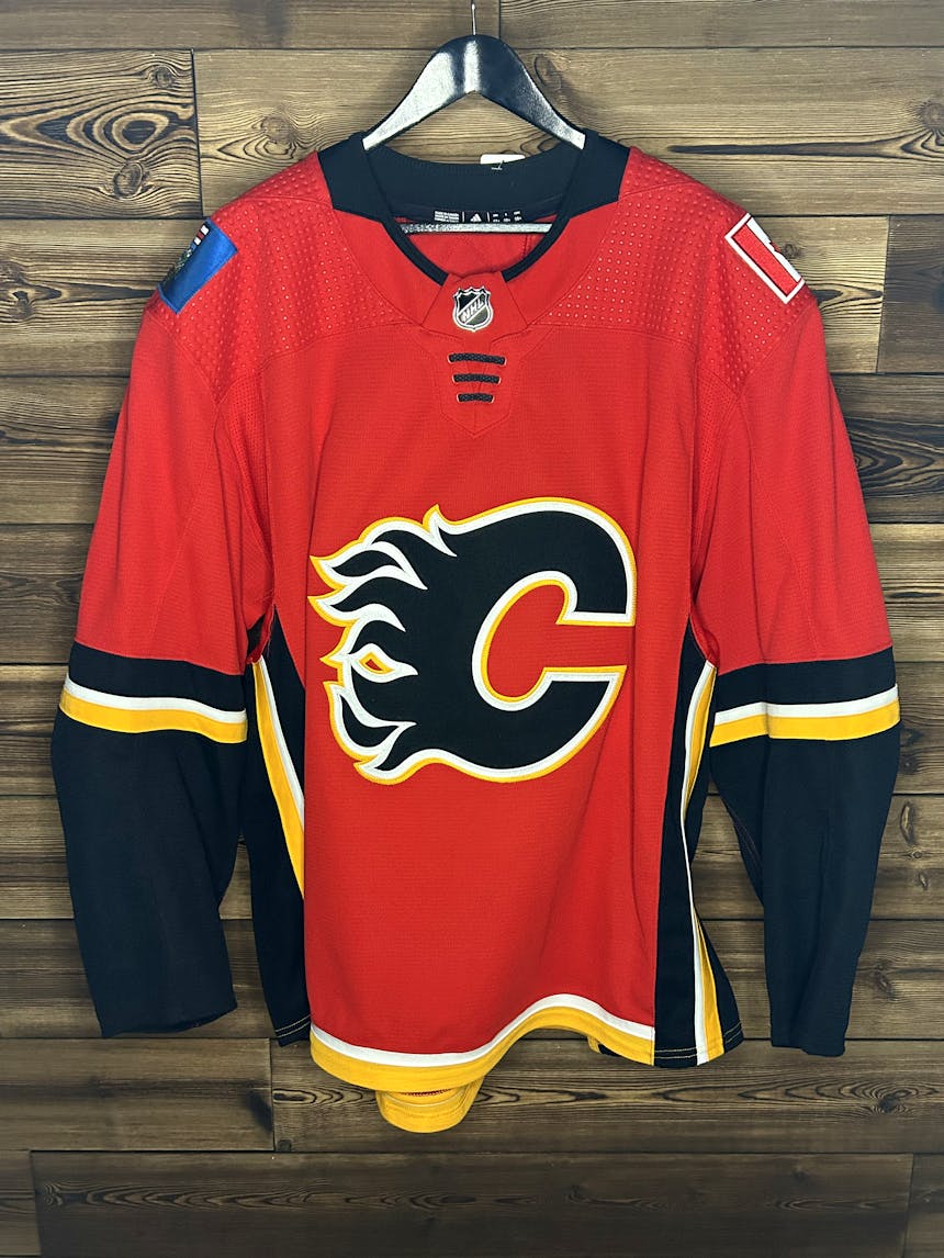 Authentic Calgary flames Jersey reebok NHL Top Size 58 XXL - White