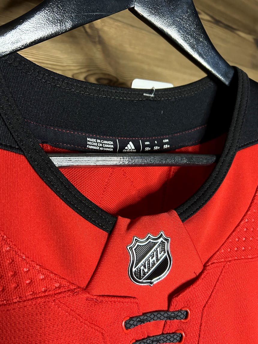 Jaromir Jagr Calgary Flames Adidas Authentic Home NHL Hockey