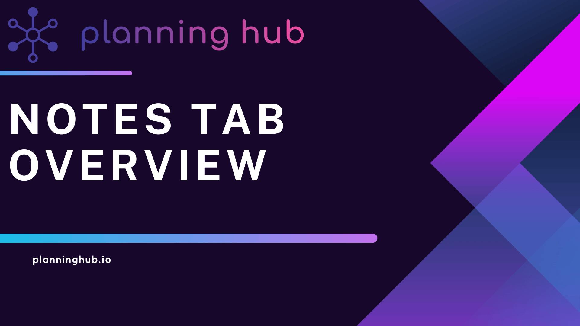Using the Notes Tab within the Event Hub
