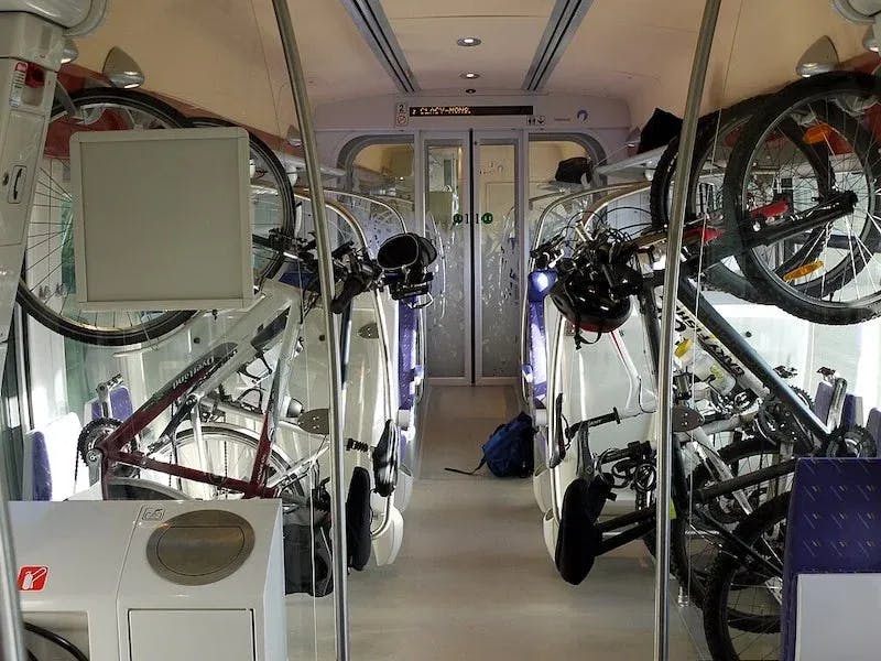 Train et velo sale
