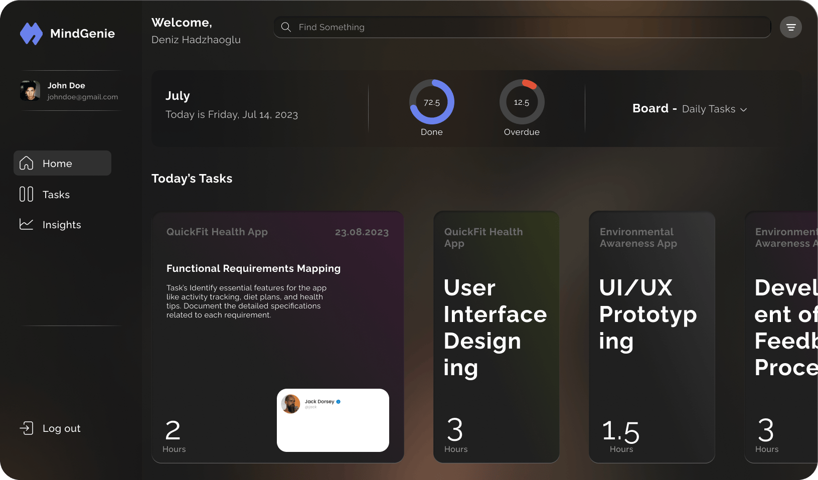 Mindgenie ai executive assistant