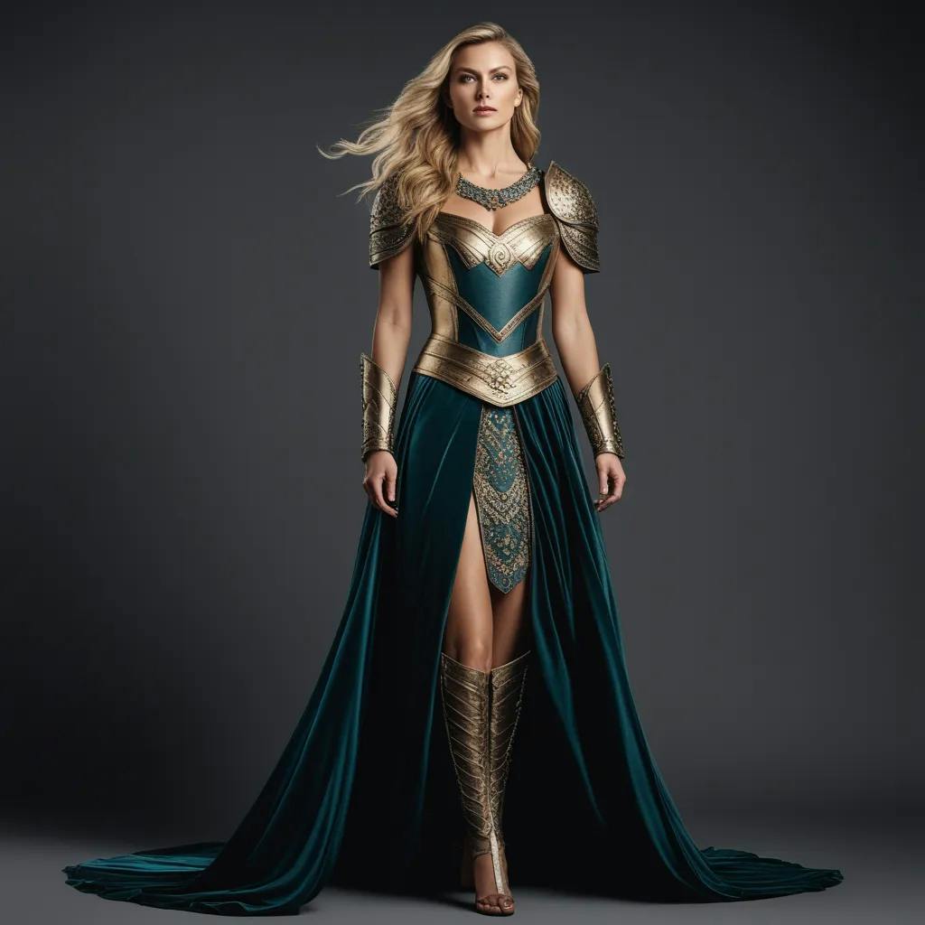 Medieval female warrior clothing store