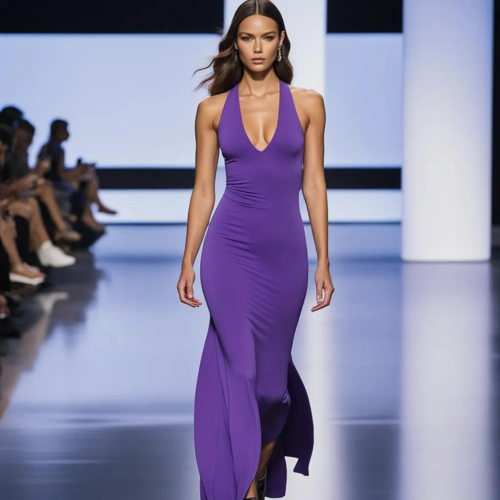 On the runway maxi dress purple sales