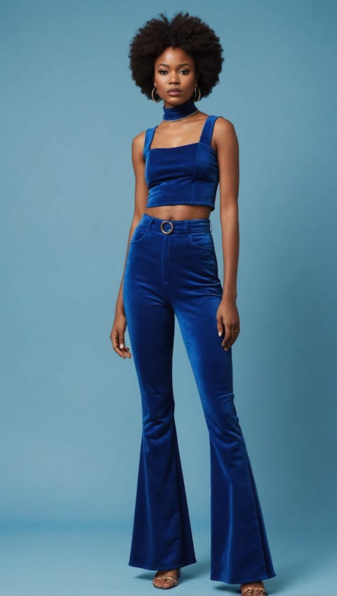 Crop top with teal best sale