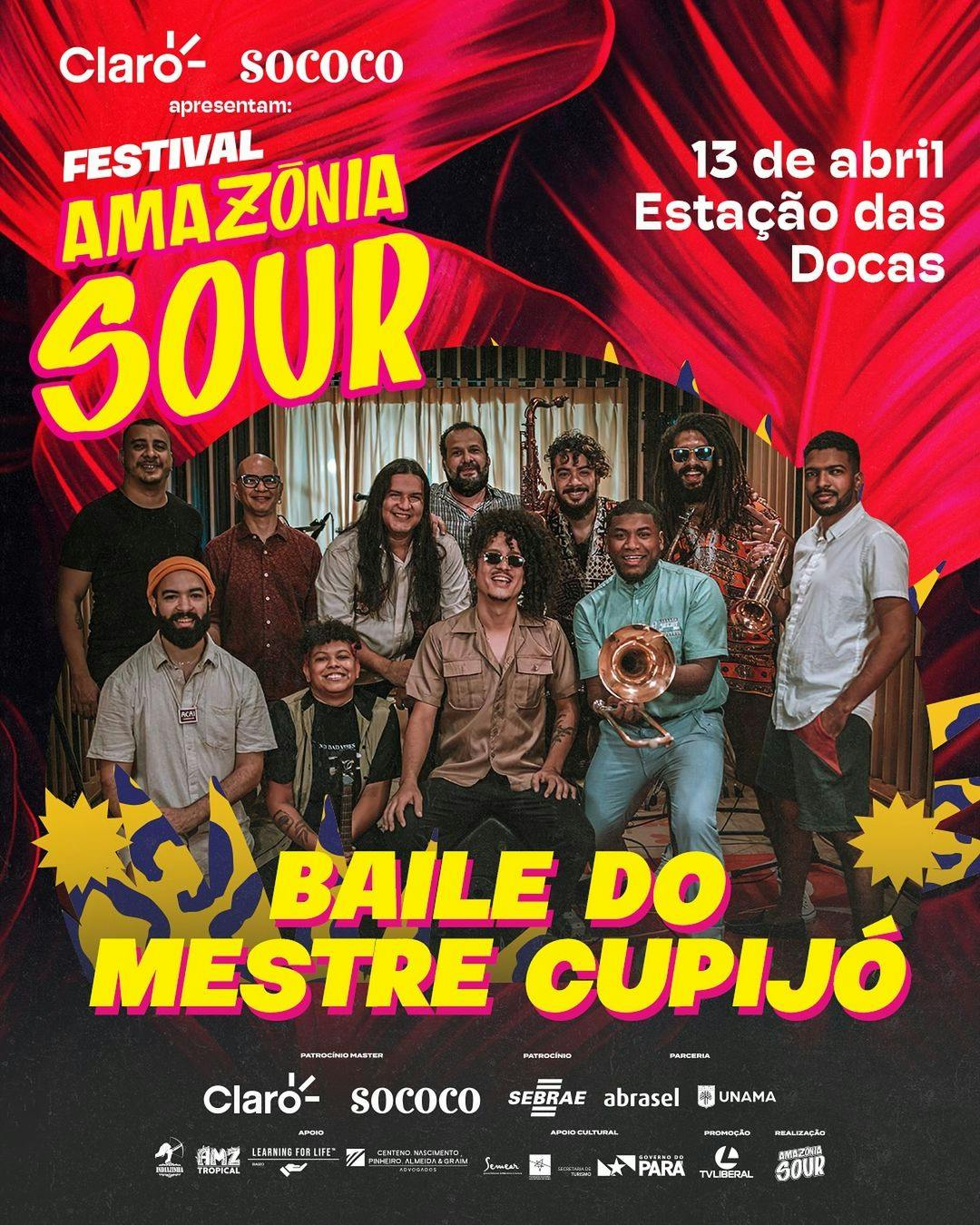 Palco Belém Eventos Baile do Mestre Cupijó Festival Amazônia Sour