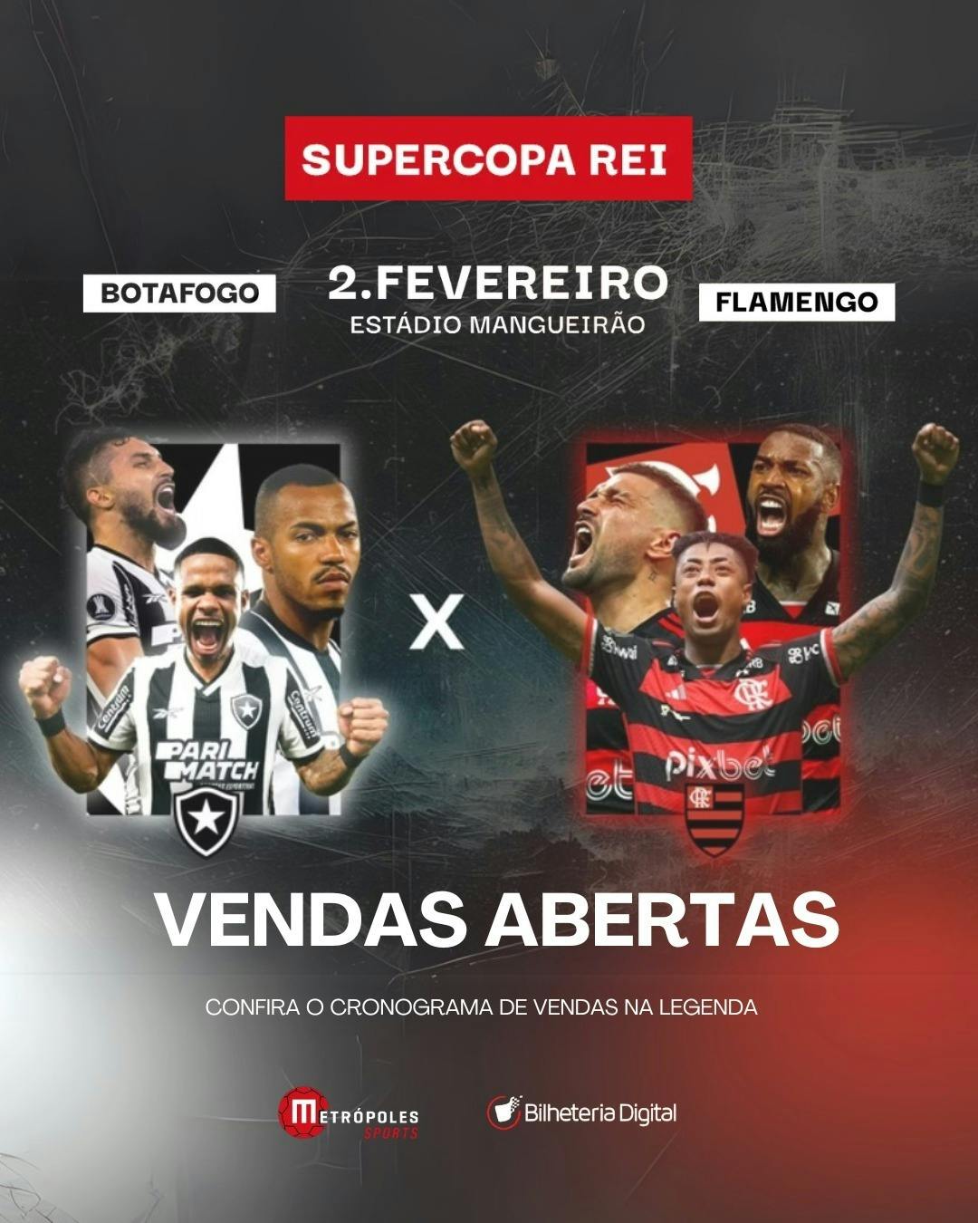 Palco Belém | Eventos | Supercopa do Brasil 2025: Flamengo x Botafogo ...