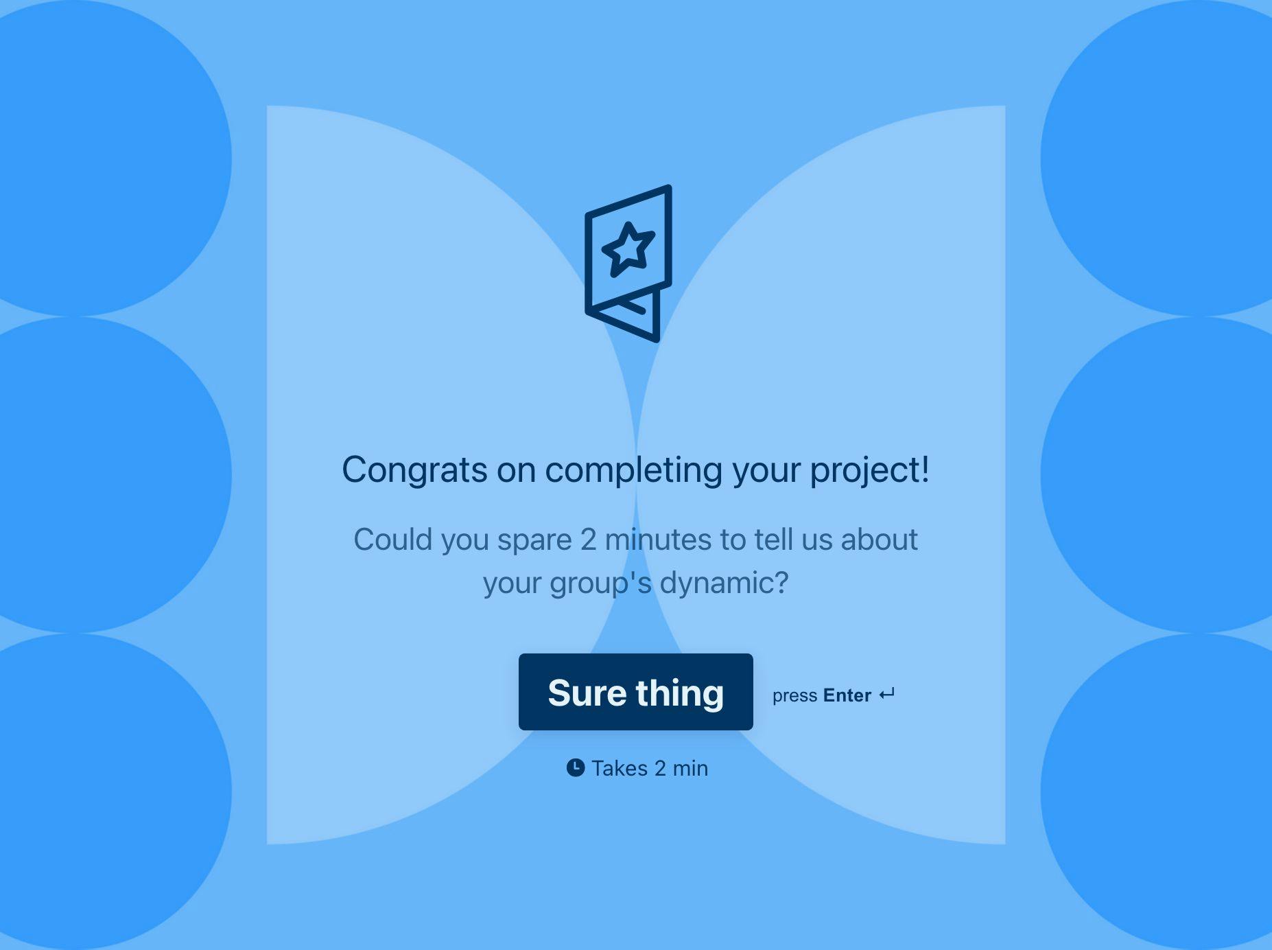 Group evaluation form typeform template