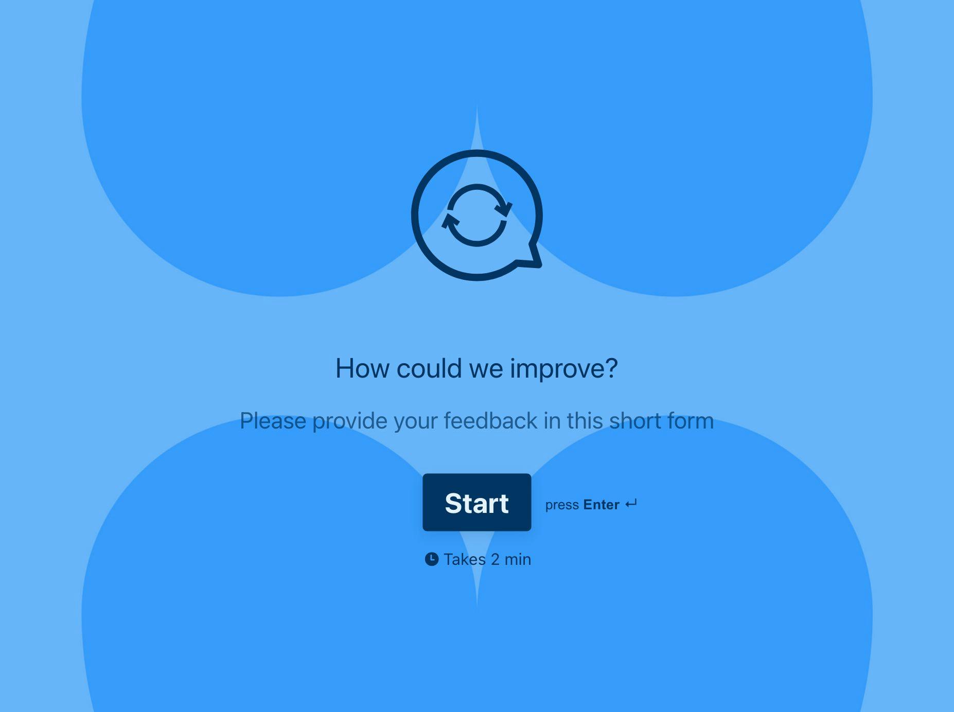 Company Feedback Form - Typeform Template