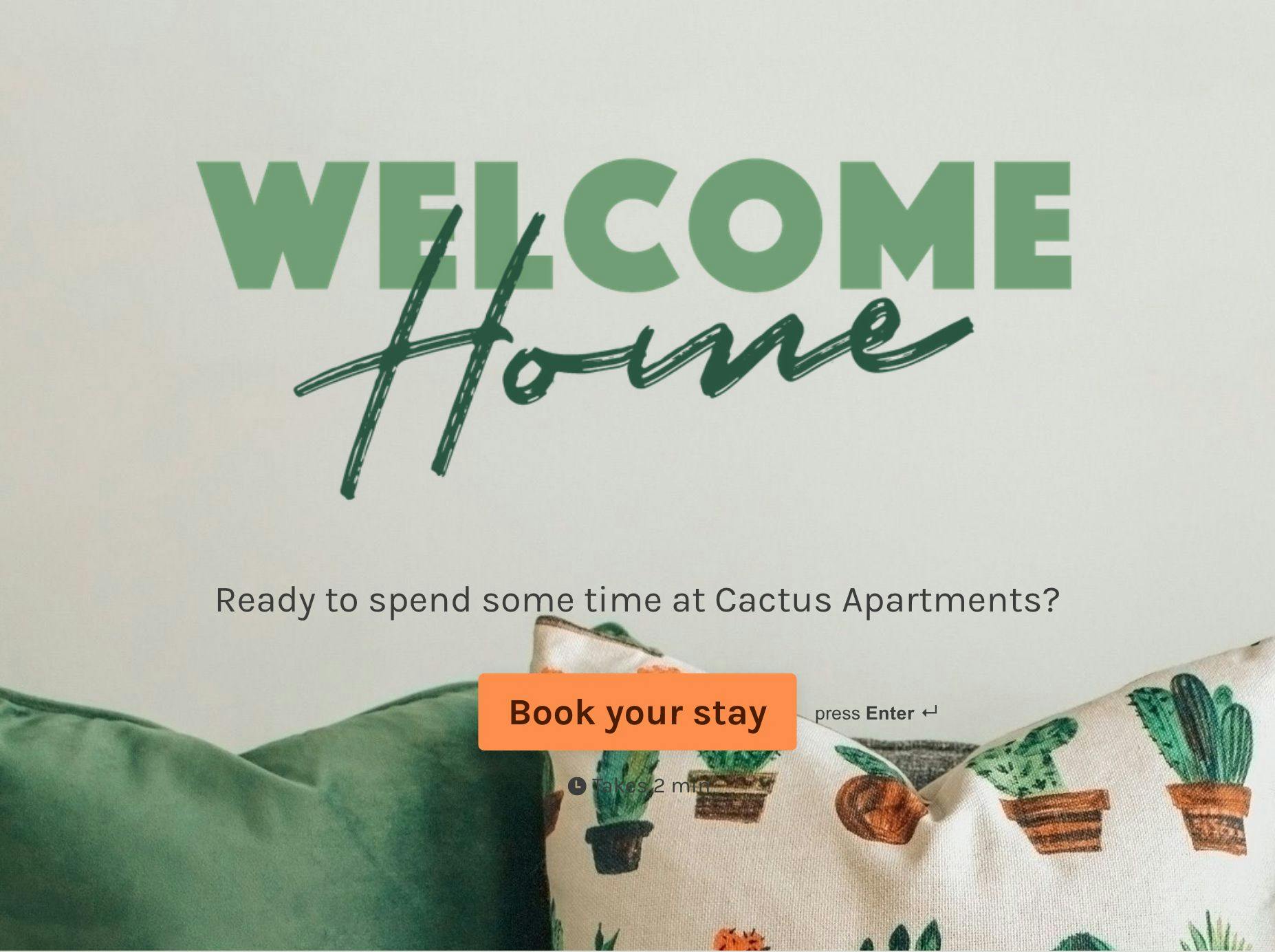 Rental Application Form Typeform Template