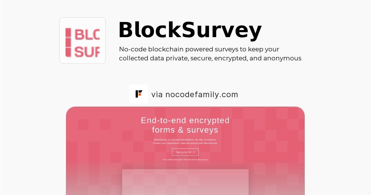 No Code Pricing 2024   Blocksurvey Io Nocodefamily