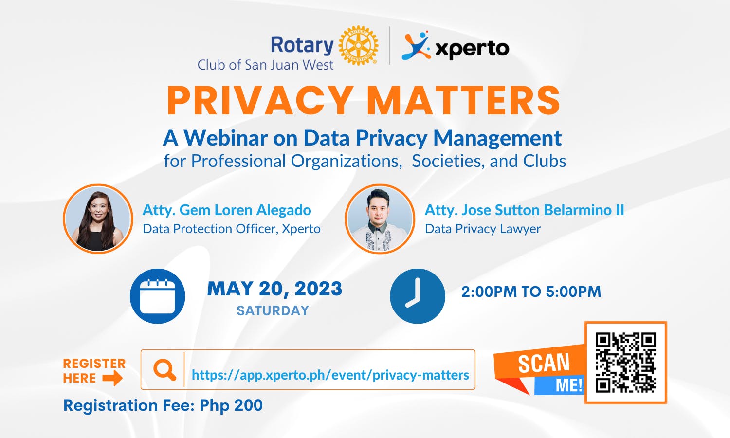 XPERTO | Privacy Matters - A Webinar on Data Privacy Management