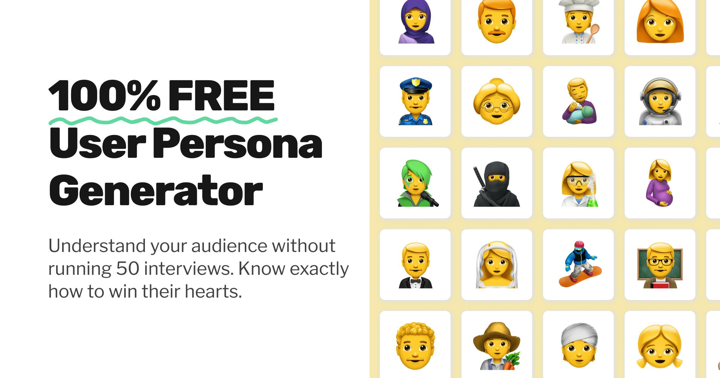 User Persona Generator — 100% Free, Made for Solopreneurs