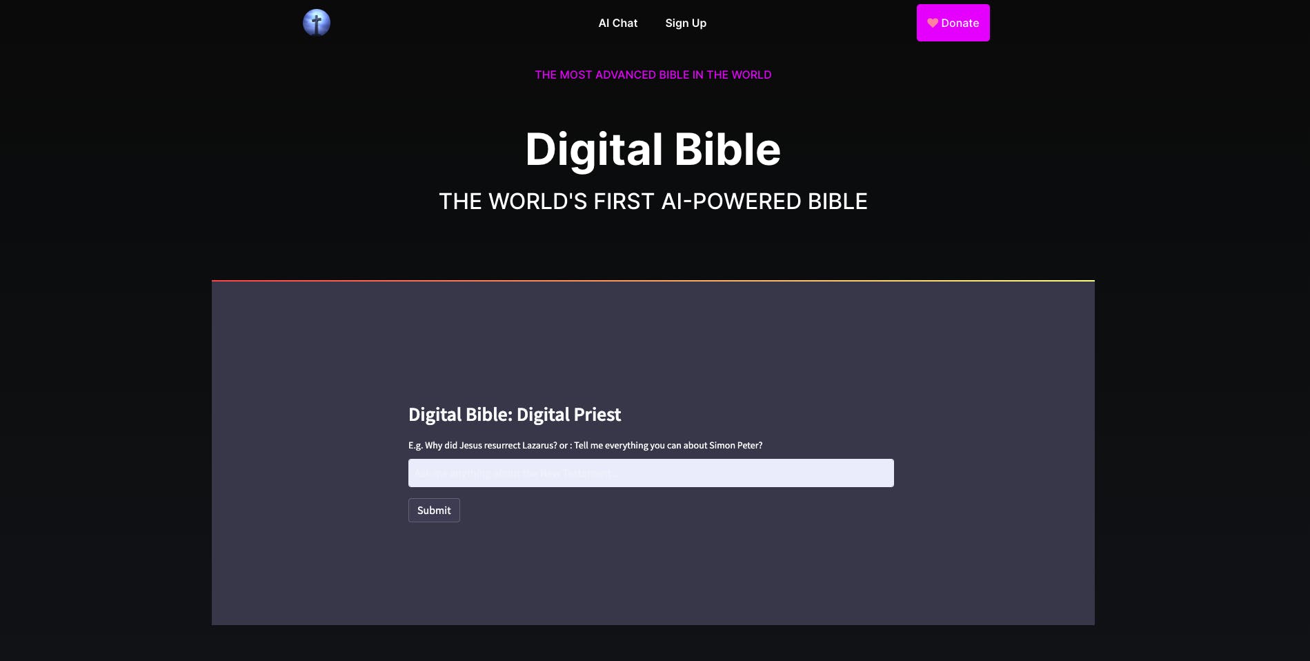 Digital Bible |The World's First AI-Powered Bible