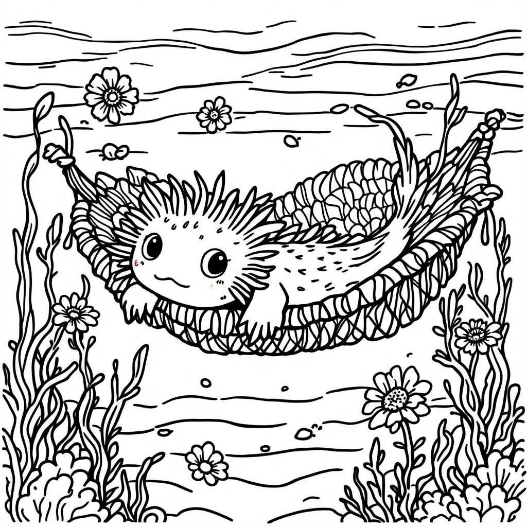 20 Free Printable Axolotl Coloring Pages | ColorFun