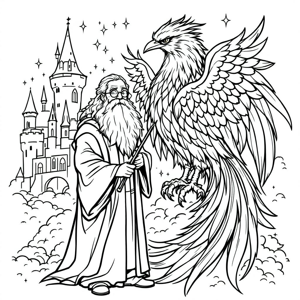20 Free Printable Harry Potter Coloring Pages | ColorFun