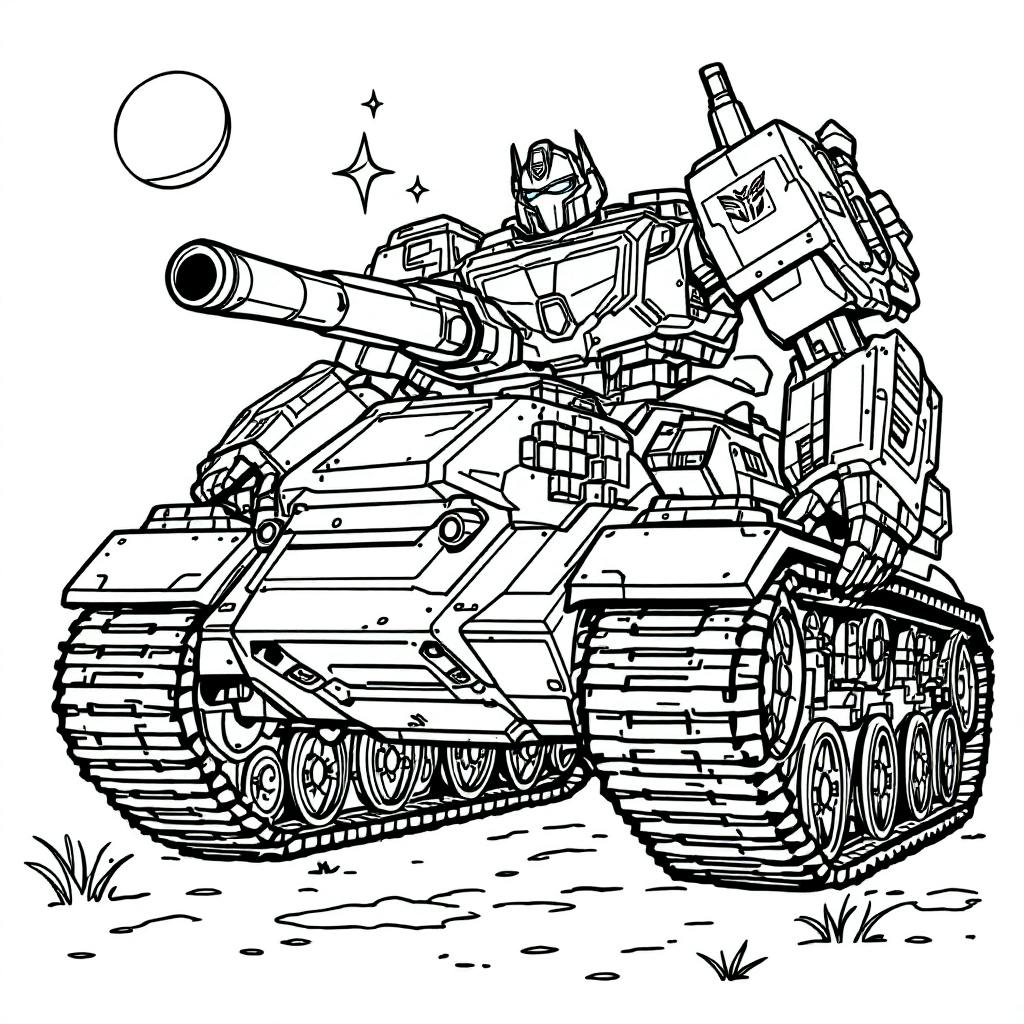 Megatron Poster Coloring Page Coloring Pages Color