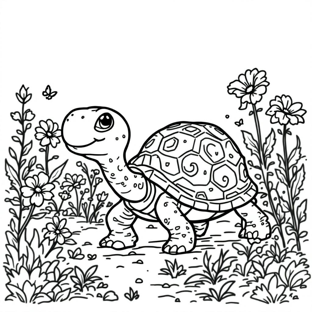 20 Free Printable Turtles Coloring Pages | ColorFun