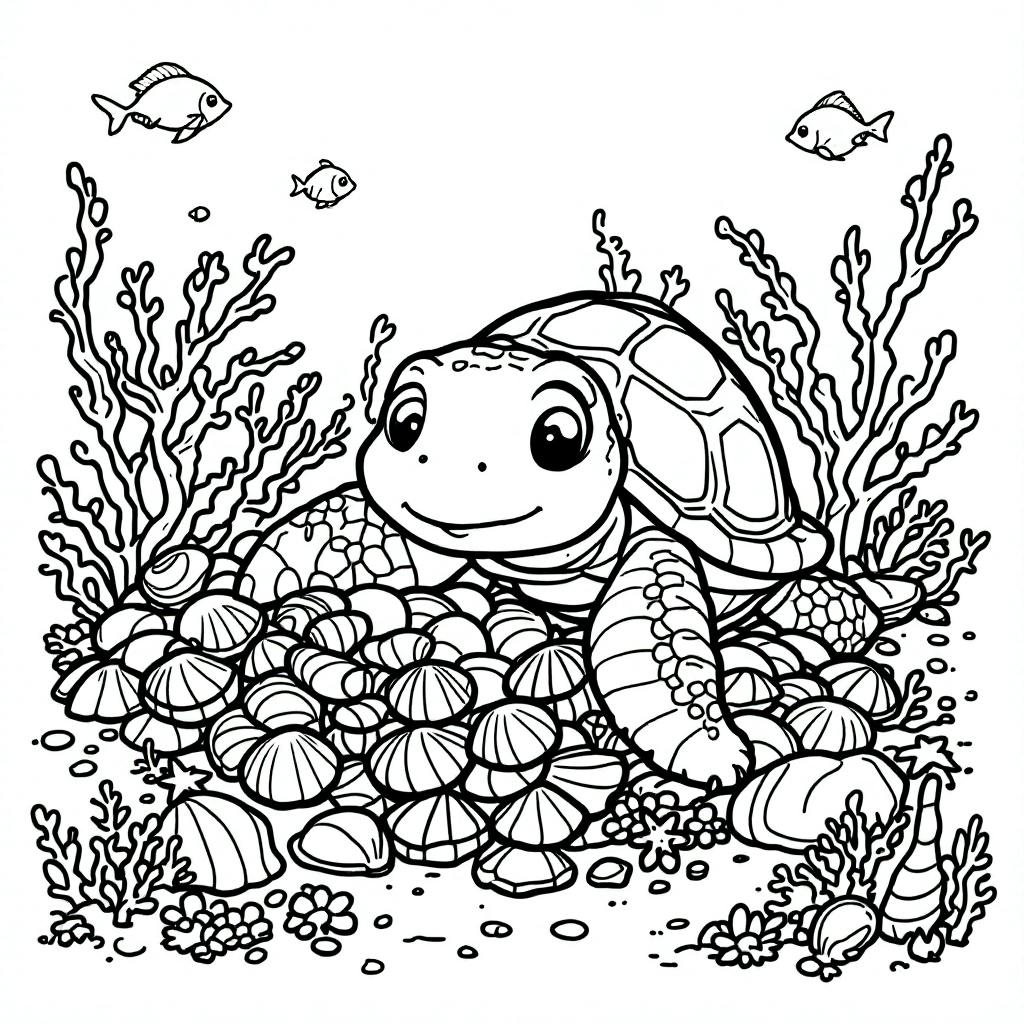 20 Free Printable Turtles Coloring Pages | ColorFun