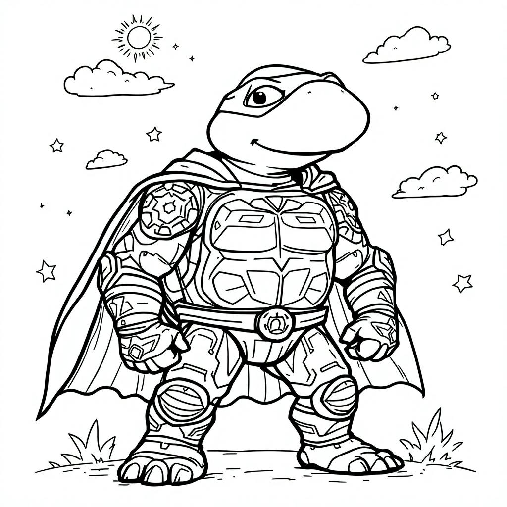20 Free Printable Turtles Coloring Pages | ColorFun