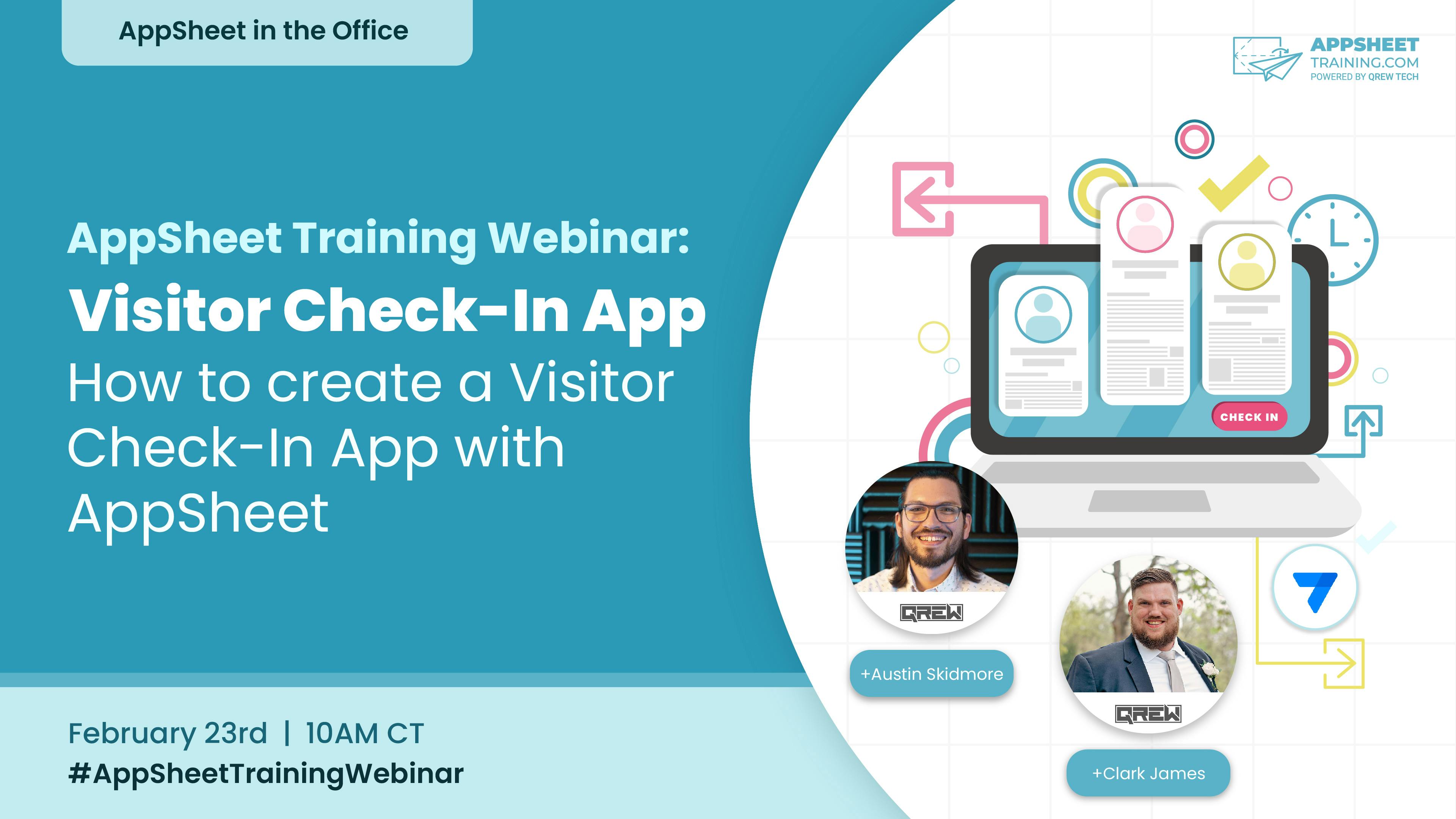 AppSheet in the Office How to create a Visitor Checkin App with AppSheet