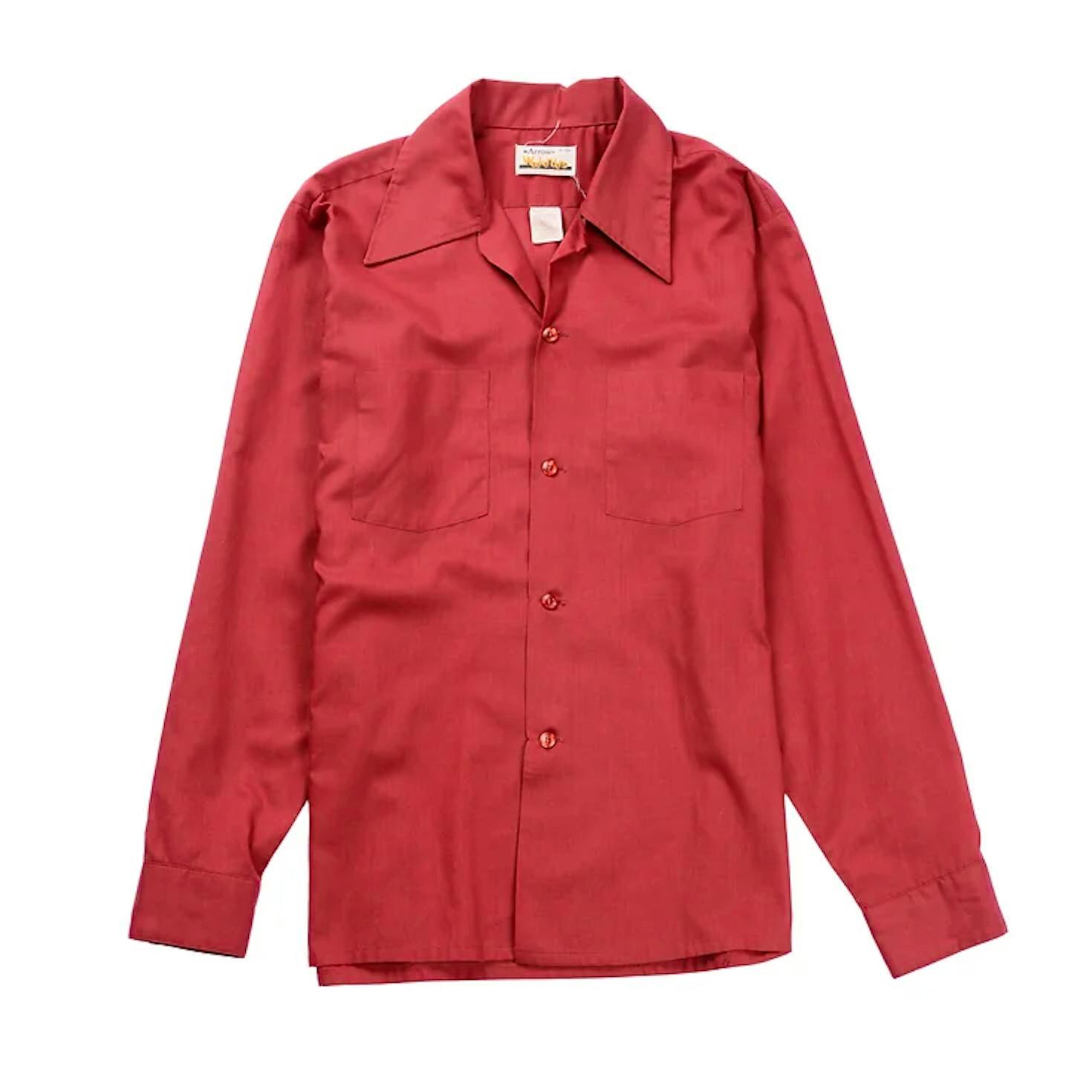 ARROW PLAIN OPEN COLLAR SHIRT - ARCHIVESTOCK