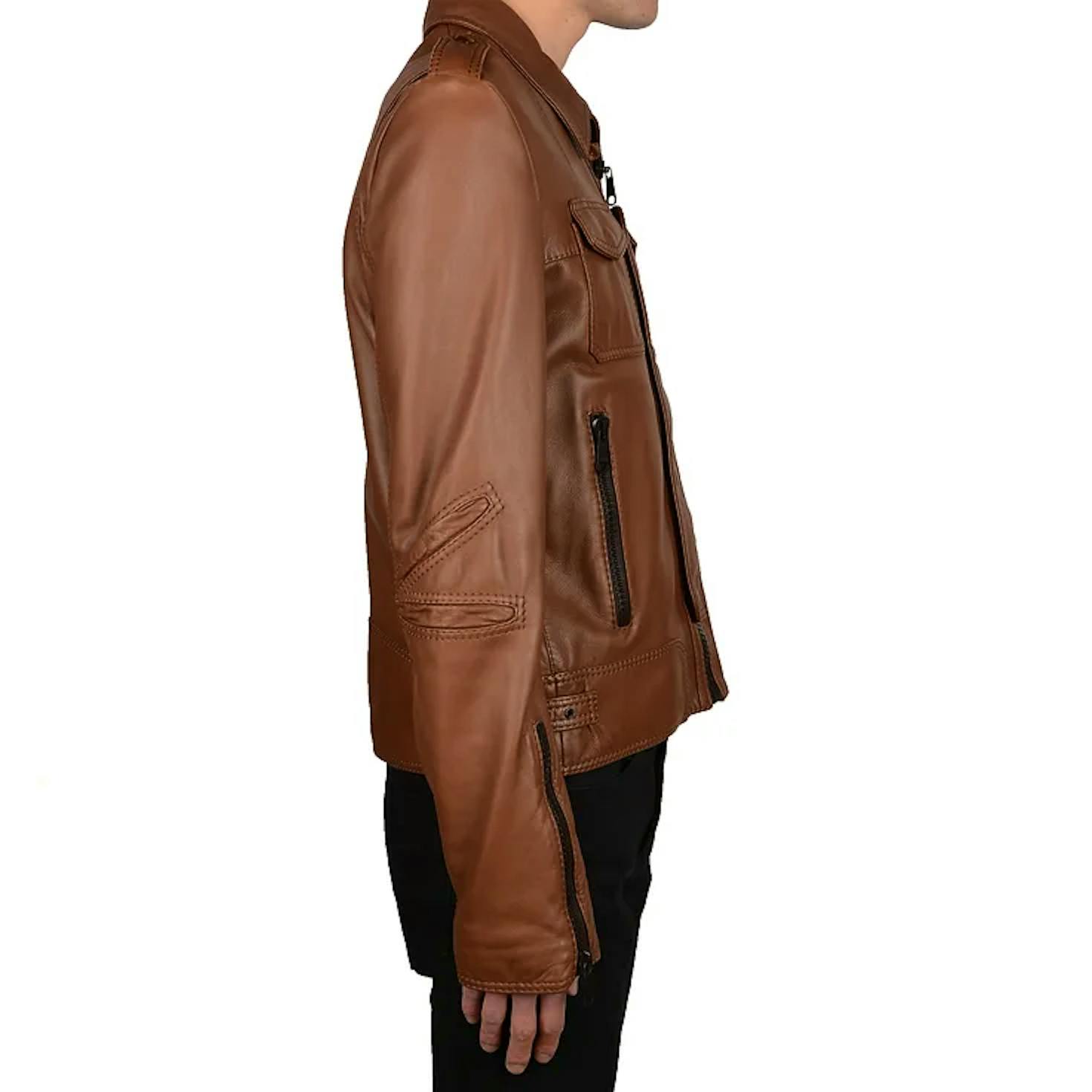 DIOR HOMME BY HEDI SLIMANE AW05 L ZIP LEATHER JACKET - ARCHIVESTOCK