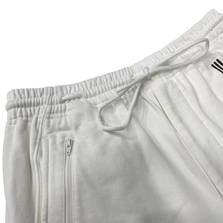 Y-3 19SS NEW CLASSIC SHORTS IN CORE WHITE ロゴスウェットショーツ