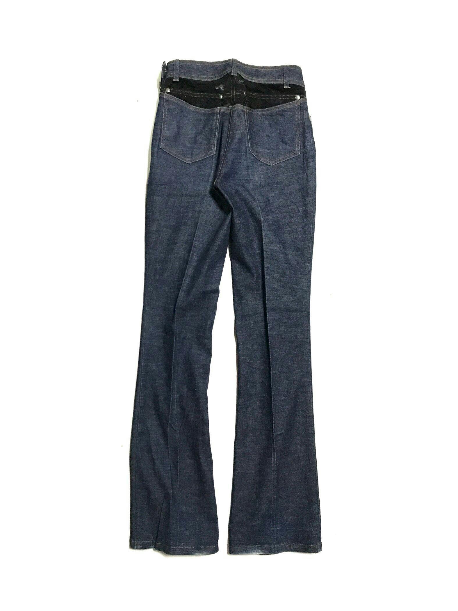 YSL RIVE GAUCHE by TOM FORD 2003 Hip Lace Switch Flared