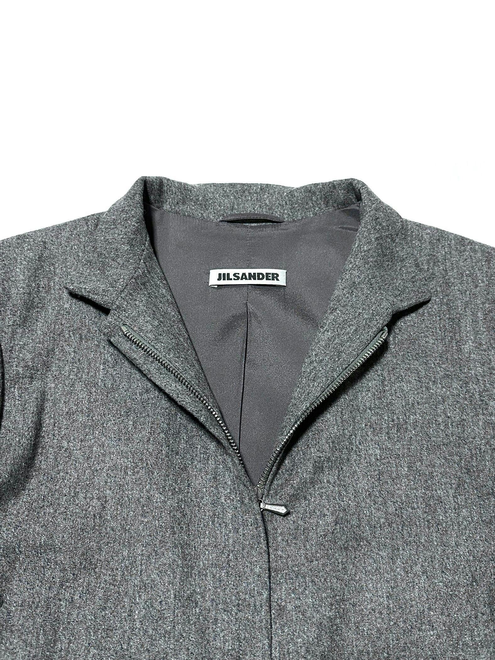 90's JIL SANDER by J.S. Technicianl Cut Stand_Collar