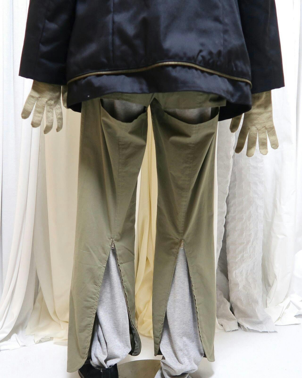 2003-4 AW Hussein Chalayan layered design pants - ARCHIVESTOCK