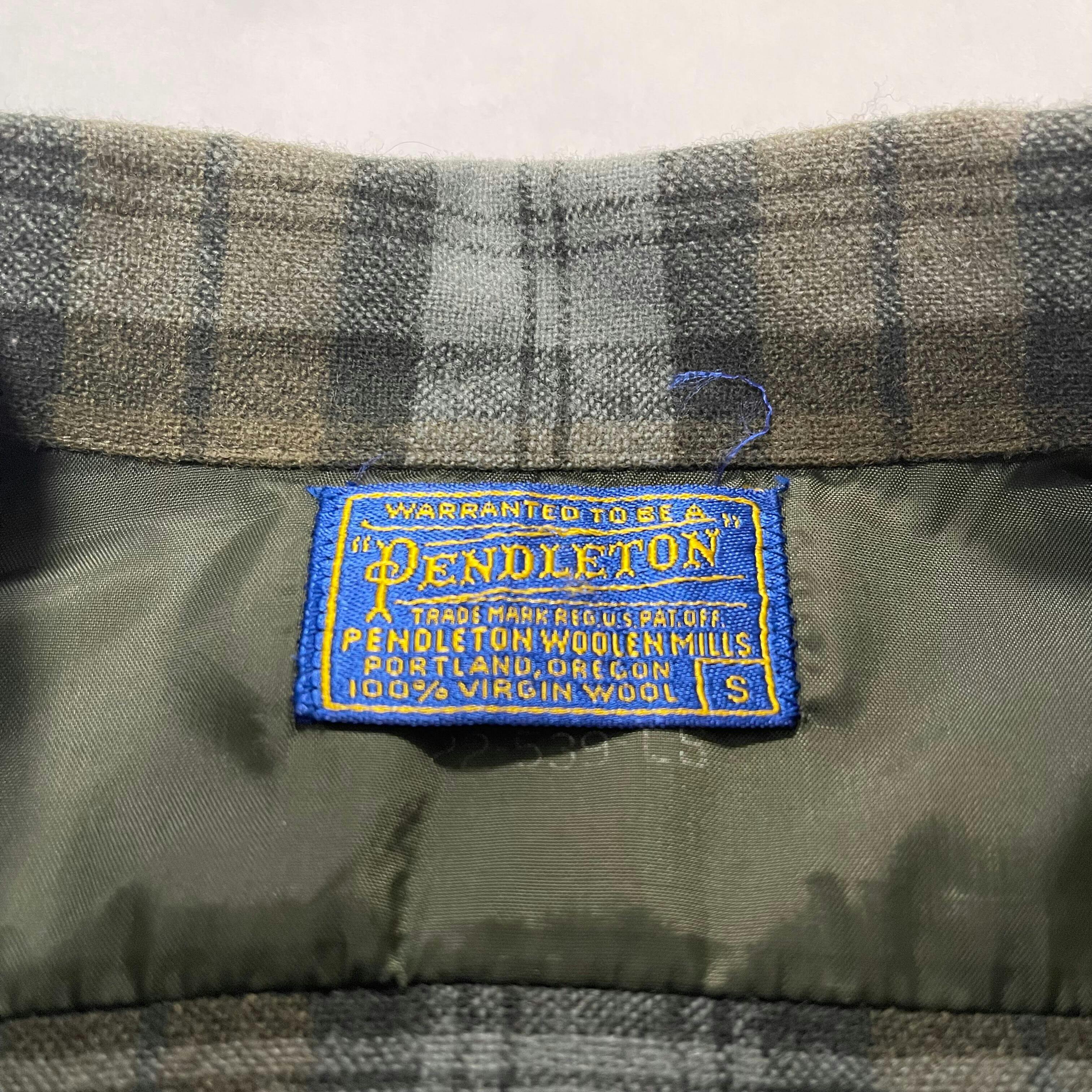 50's USA 製 PENDLETON ペンドルトン ウールシャツ 開襟シャツ