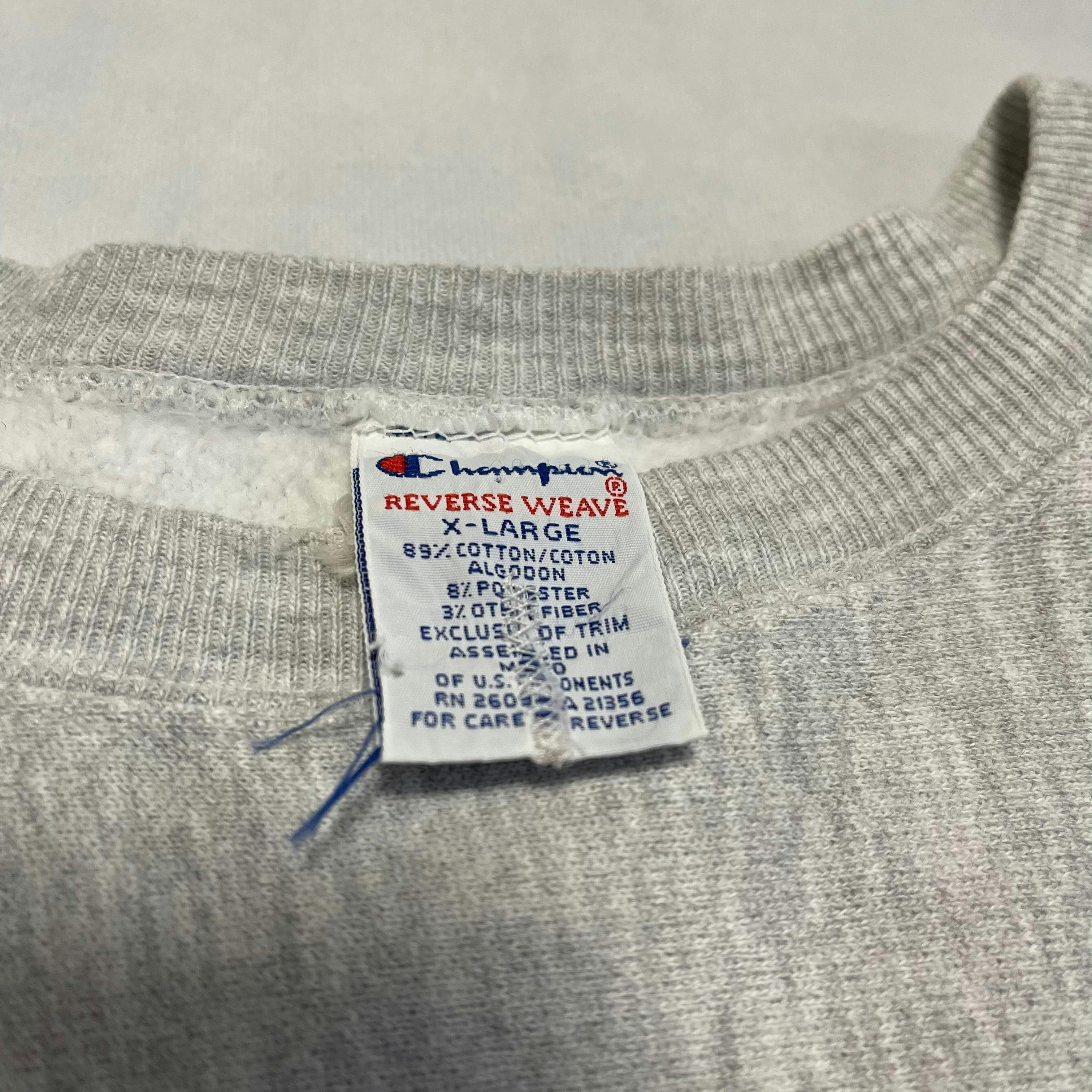 90年代 メキシコ製 目なし リバースウィーブ 刺繍タグ 無地 - ARCHIVESTOCK