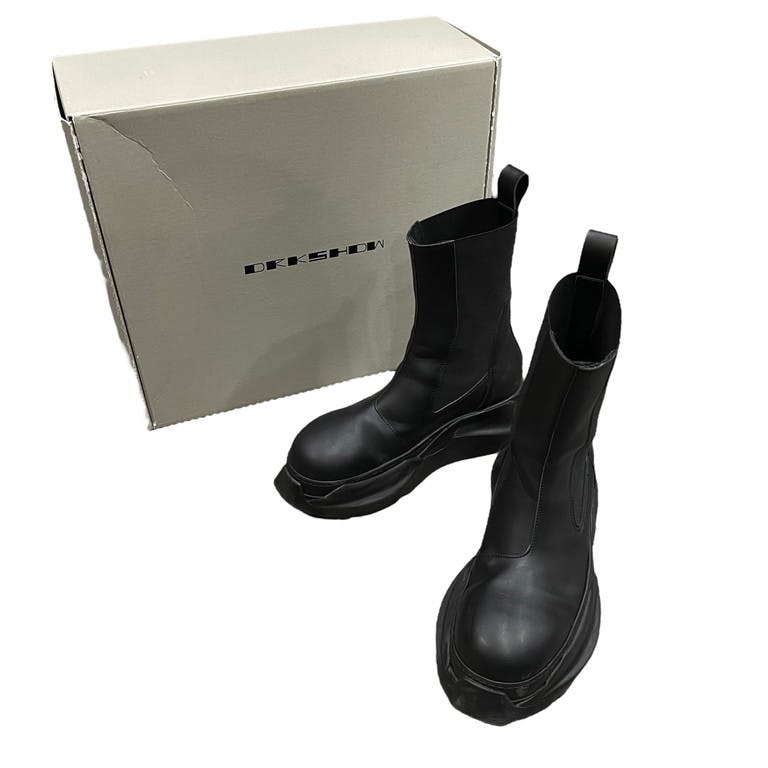 Rick Owens DRKSHDW 22SS BEATLE ABSTRACT BOOT RM3392I - ARCHIVESTOCK