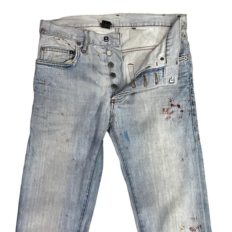 Dior Homme by KRIS VAN ASSCHE 10SS ペイント加工ロング