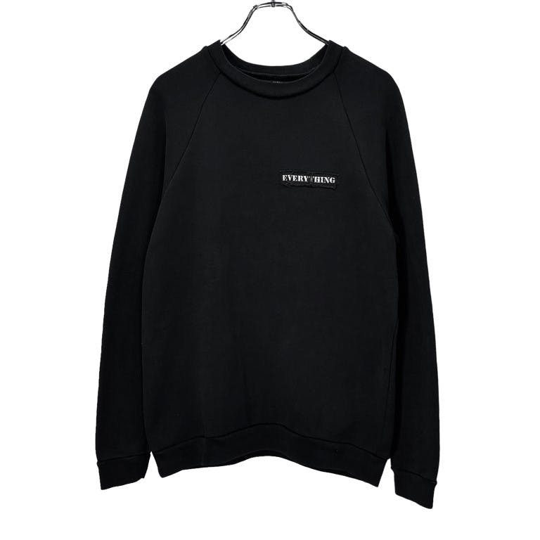 RAF SIMONS 01AW EVERYTHING パッチワークスウェットシャツ Riot Riot