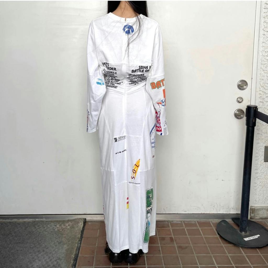 AKIKOAOKI 2nd symptoms dress 古着リメイクドレス - ARCHIVESTOCK