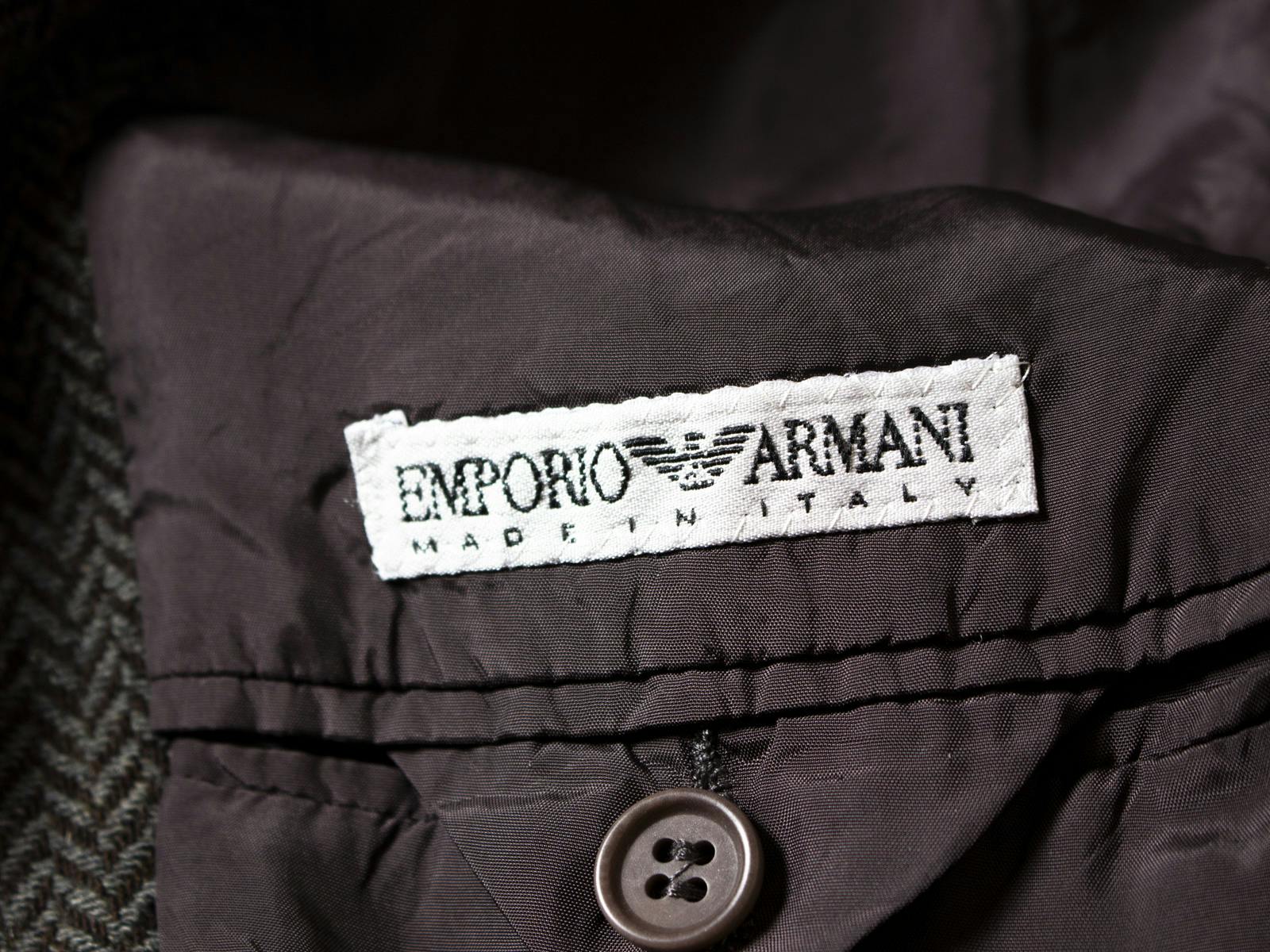 EMPORIO ARMANI 】 1990's スリム ツイードジャケット 44 M - ARCHIVESTOCK
