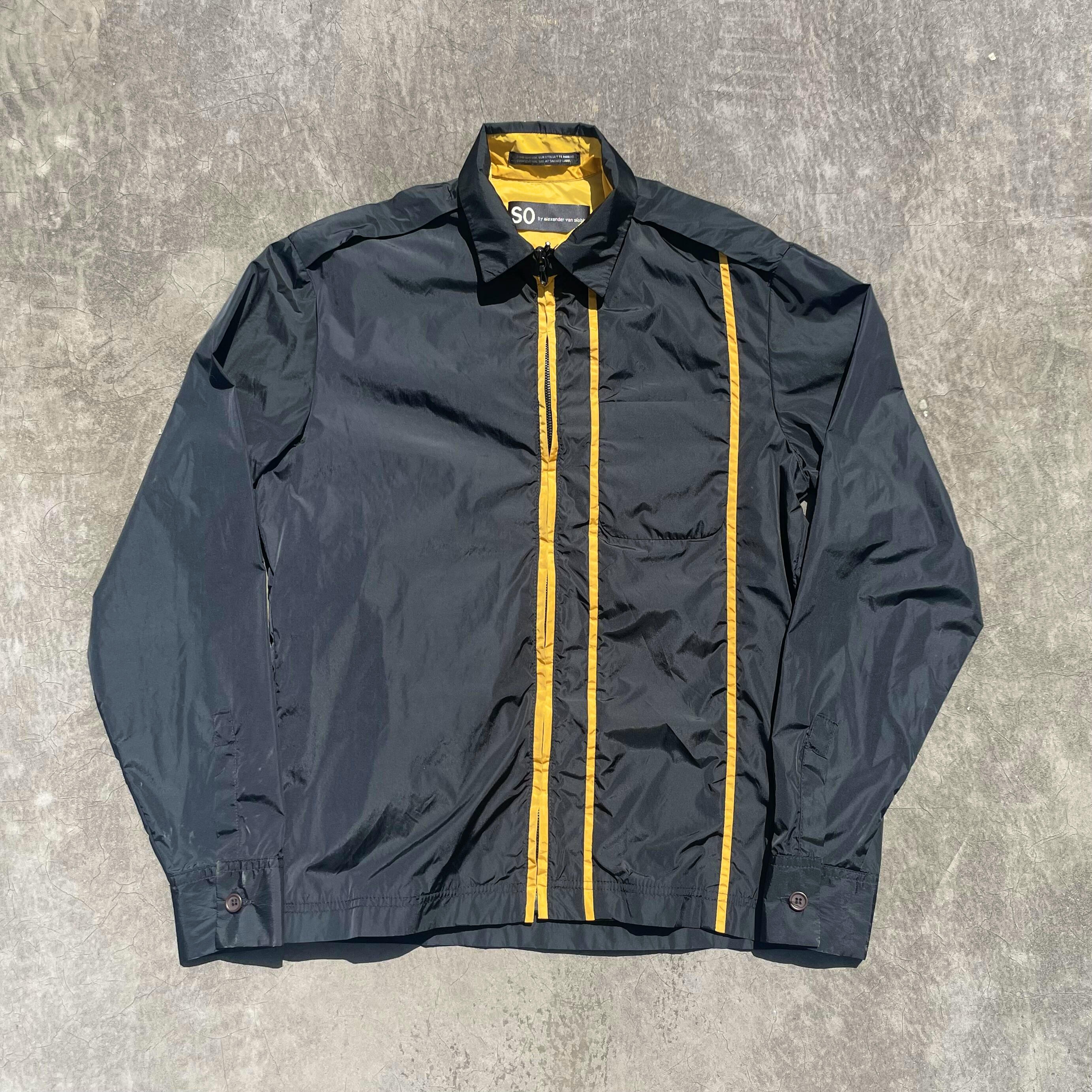 トップス 90s archive SO by alexander van slobbe so by alexander van slobbe nylon zip shirt - ARCHIVESTOCK