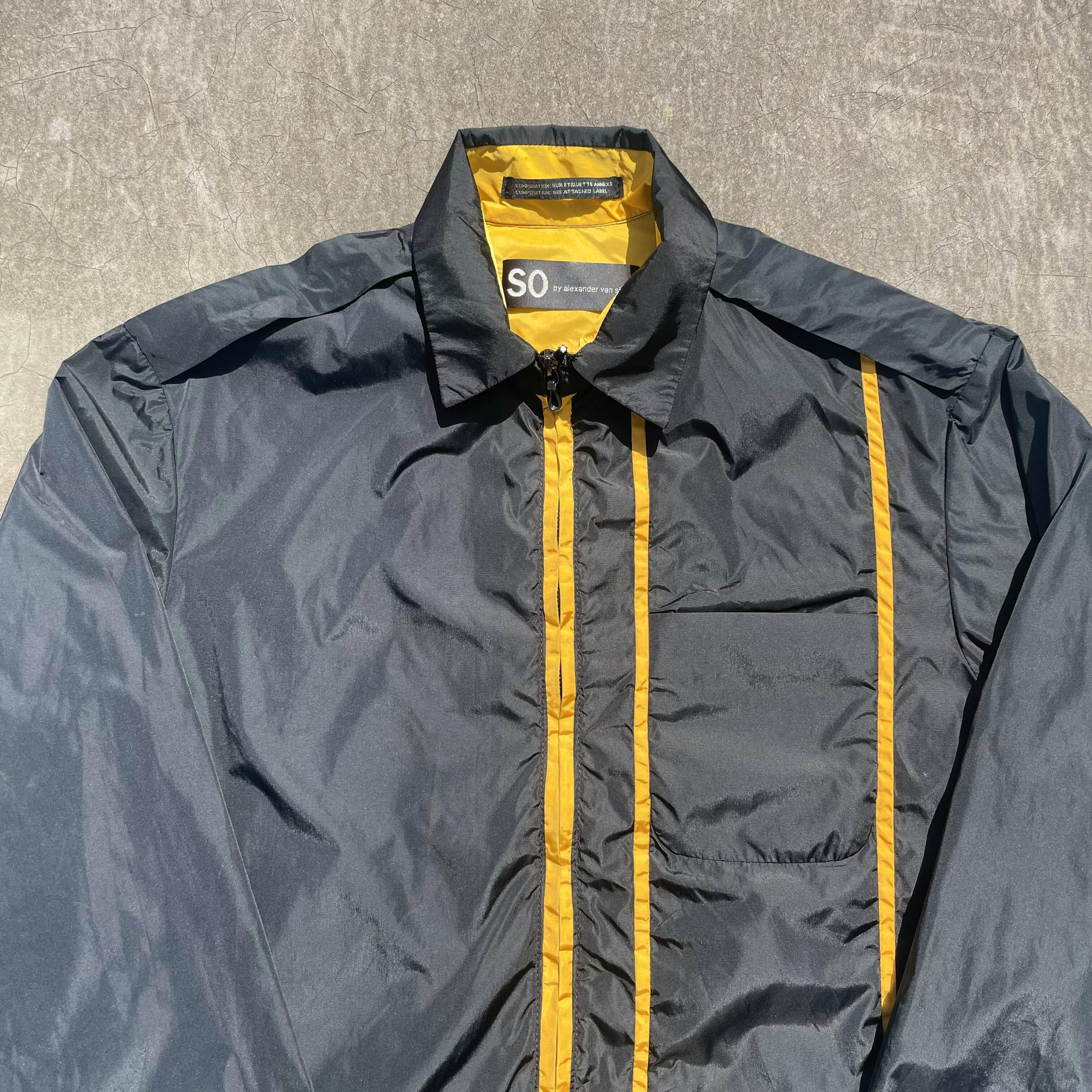 SO by alexander vanslobbe ストライプ　シャツ　ジップ SO by alexander vanslobbe ストライプ シャツ ジップ