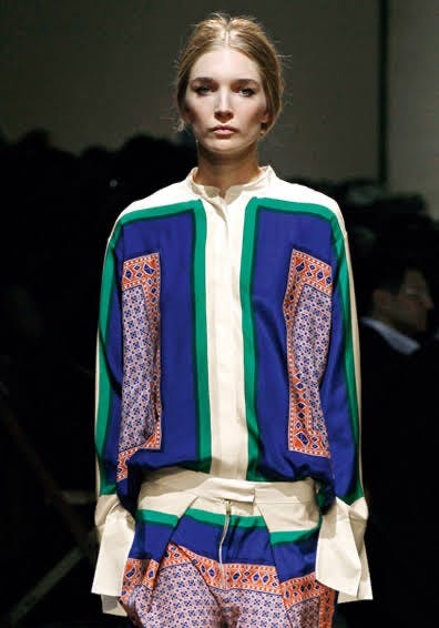 céline scarf silk shirt 2011SS セリーヌ フィービー シルク スカーフ