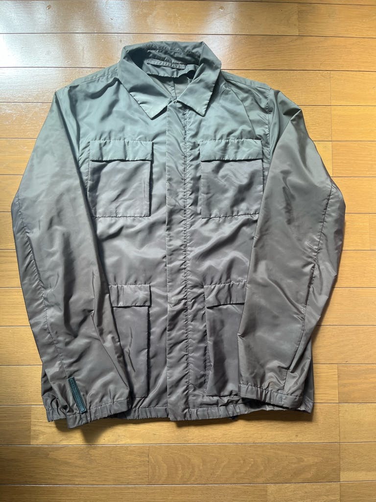 PRADA プラダ ミリタリージャケット 中古・古着通販】PRADA (プラダ) マルチポケットコットン