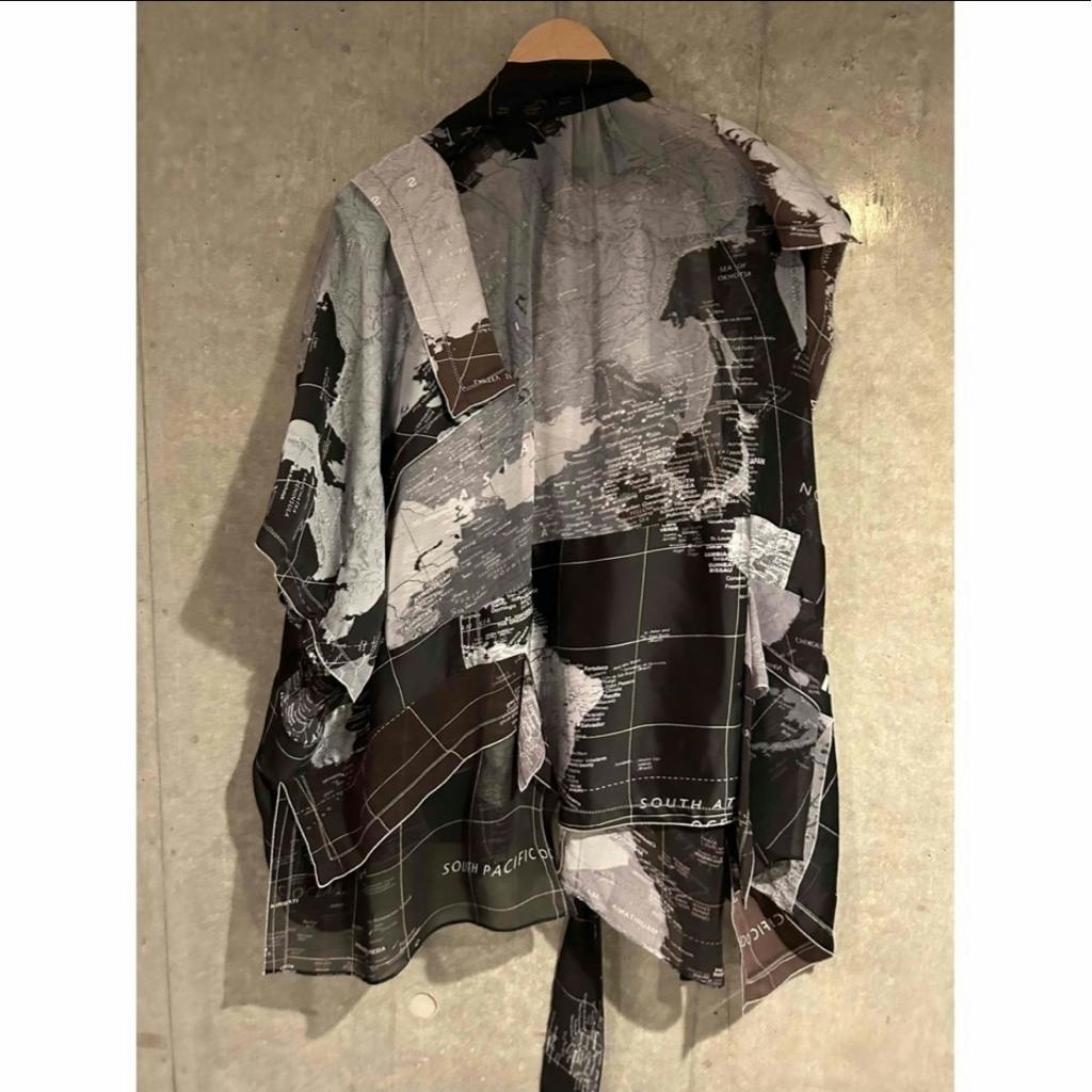 SACAI サカイ20ss ワールドマップWorld map ブラウス シャツ